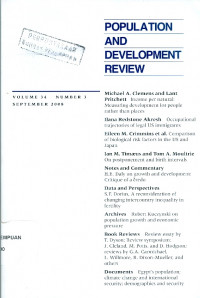 Population and development review