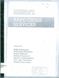 Counselling handbook for rape crisis services