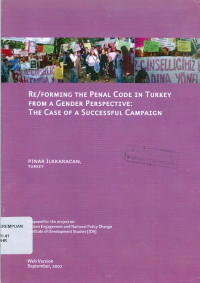 Re/forming the penal code in Turkey from a gender perspective: the case of a successful campaign
