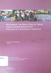 Re/forming the penal code in Turkey from a gender perspective: the case of a successful campaign