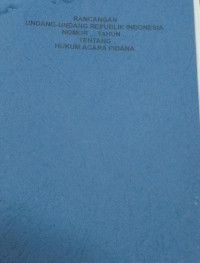 RUU Republik Indonesia Tentang Hukum Acara Pidana
