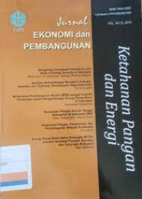 Jurnal Ekonomi dan Pembangunan: Ketahanan Pangan dan Energi