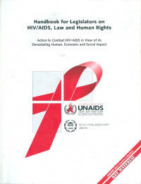 Handbook for Legislators on HIV/AIDS, Law and Human Rights