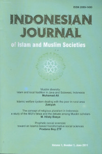 Indonesian journal of islam and muslim societies