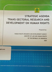 Strategic agenda trans-sectoral research and development on human rights