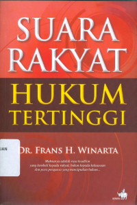 Suara rakyat hukum tertinggi