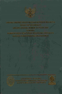 Undang-undang Dasar negara Republik Indonesia tahun 1945 dilengkapi Undang-undang nomor 10 Tahun 2004 tentang pembentukan Peraturan Perundang-undangan Beserta Peraturan Pelaksanaanya.