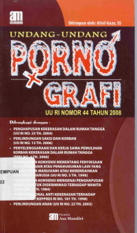 Undang-undang pornografi UU RI nomor 44 tahun 2008