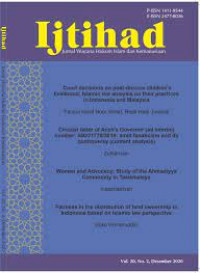 Ijtihad: Jurnal Wacana Hukum Islam dan Kemanusiaan 2012