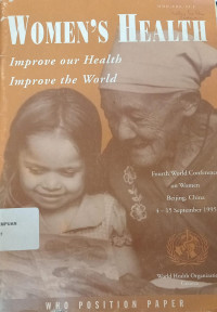 Women's health: Improve our health, improve the world