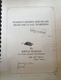 Women's rights and islam: from the I.C.P.D.to Beijing