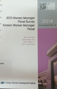 Image of 2013 Women Manager Panel Survey Korean Women Manager Panel