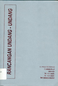 Image of Rancangan undang-undang: naskah akademis undang-undang anti perkosaan
