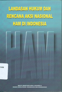 Landasan hukum dan rencana aksi nasional HAM di Indonesia