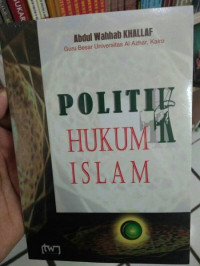 Image of Politik Hukum Islam