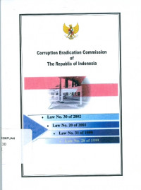 Corruption Eradiction Commission of The Republik of Indonesia
