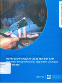 Inovasi dalam Pinjaman Usaha Kecil oleh Bank Danamon Simpan Pinjam di Kecamatan Wiradesa, Jawa Tengah