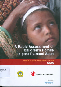 Image of A rapid assessment of children's homes in post-tsunami Aceh