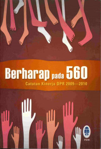 Berharap pada 560 - Catatan Kinerja DPR 2009-2010