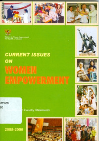 Image of Current issues on women empowerment : speeches and country statements 2005-2006