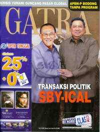 Image of Gatra no.27 tahun XVI transaksi politik Sby-Ical