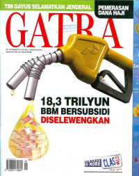 Image of Gatra no.38 tahun XVI 18,3 trilyun BBM bersubsidi diselewengkan