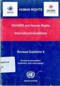 HIV /AIDS and human rights international guidelines