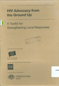 Image of HIV advocacy from the ground up: a toolkit for strengthening local responses
