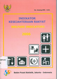 Image of Indikator Kesejahteraan Rakyat=Welfare indicators 2006