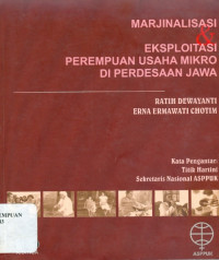 Image of Marjinalisasi dan eksploitasi perempuan usaha mikro di perdesaan Jawa