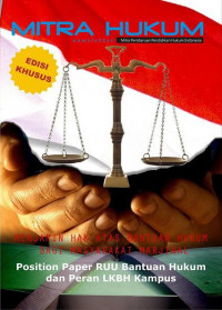Image of Menjamin Hak Atas Bantuan hukum bagi Masyarakat Marjinal: Position Paper RUU Bantuan Hukum dan Peran LKBH Kampus