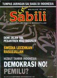 Sabili : tumpas jaringan sai baba di Indonesia