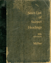 Sears list of subject headings