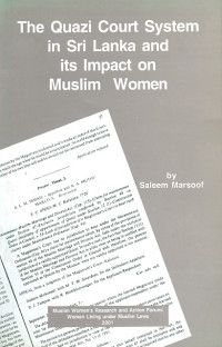 Image of The quazi court system in srilanka and its impact on muslim women