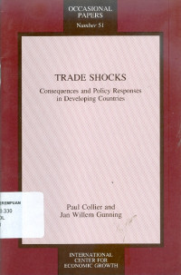 Trade shocks : consequences and policy responses in developing countries
