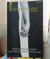 Jurnal Bening Edisi Januari, 2012. Vol. 12: Pemenuhan Hak Kespro dan Perjuangan Identitas LGBT