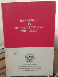 Image of Handbook on Moral Recovery Program