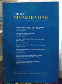 Jurnal Dinamika HAM Vol. 10 No. 3, September-Desember 2010
