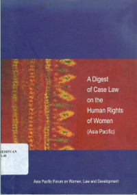A digest of case law on the human rights of women (Asia Pacific)