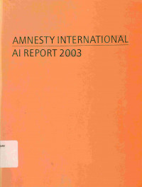 Image of Amnesty International Ai Report 2003