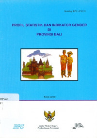 Image of Profil statistik dan indikator gender di provinsi Bali