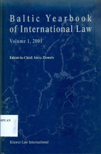 Image of Baltic Yearbook International Law Volume 1, 2001