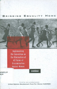 Image of Bringing equality home: implementing the convention on the elimination of all forms of discrimination against women
