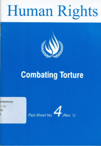 Combating torture fact sheet no. 4 (rev. 1)