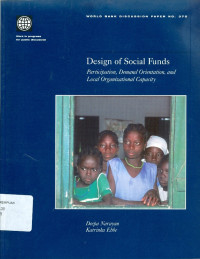 Design of social funds: participation, demand orientation and local organizational capacity