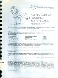Image of A directory of funding agencies and resources