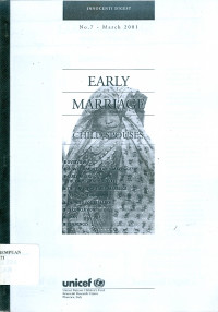 Image of Early marriage : child spouse
