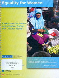 Image of Equality for women: a handbook for NHRIs on economic, social and cultural rights