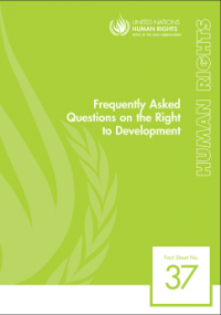 Frequently Asked Questions On The Right To Development fact sheet no.37