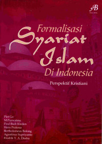 Image of Formalisasi Syariat Islam di Indonesia Perspektif Kristiani